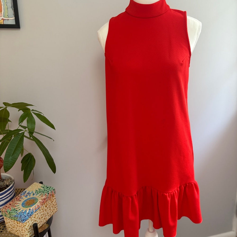 Trina Turk Vibrant Red Mini Dress